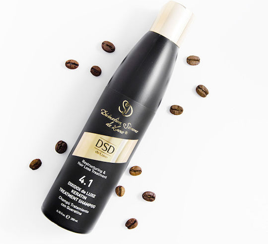 DSD de Luxe 4.1 Keratinn Restructuring & Hair Loss Treatment Shampoos gegen Haarausfall für Alle Haartypen 200ml