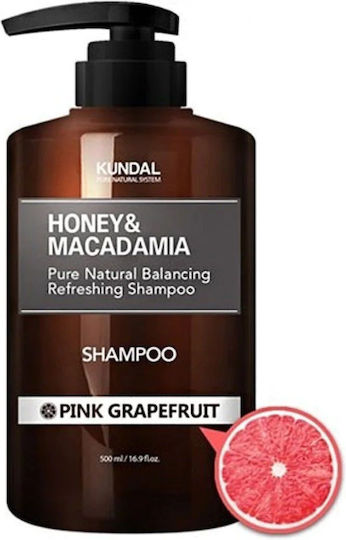 Kundal Honey & Macadamia - Pink Grapefruit Shampoo gegen Juckreiz 500ml