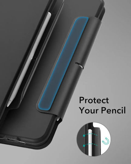 ESR Ascend Flip Cover με Πληκτρολόγιο Λευκή (Ipad Pro 11 2024/2025)