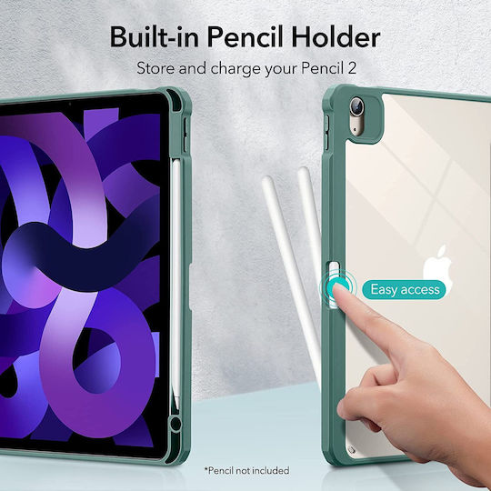 ESR Rebound Hybrid Pro Flip Cover Ανθεκτική Πράσινη (Ipad Air 4/5)