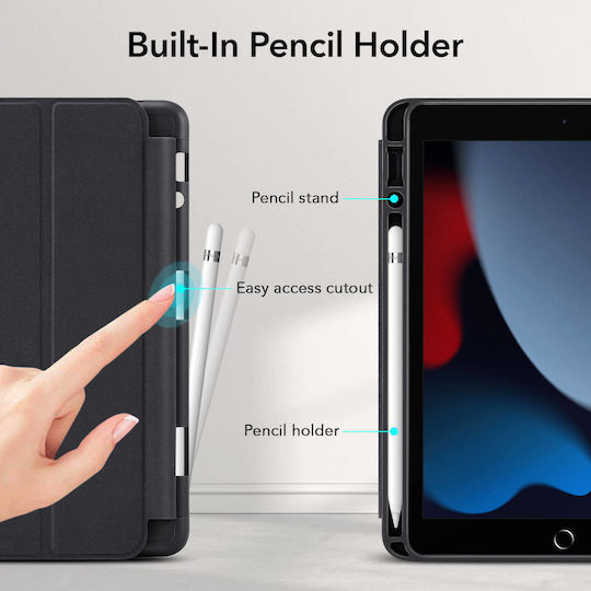 ESR Rebound Flip Cover Μαύρη (Ipad 10.2 2019/2020)