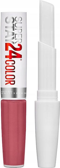 Maybelline Superstay 24 Hour Lip Colour Υγρό Κραγιόν 725 Caramel Kiss 10gr