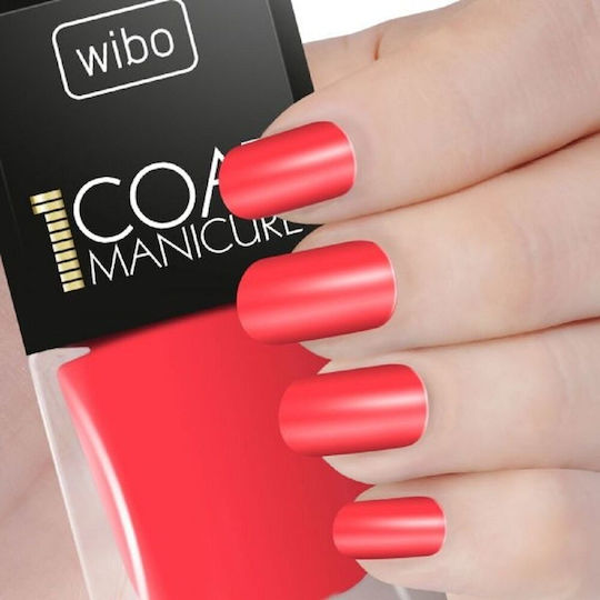 Wibo 1 Strat Manichiură Lac De Unghii Lucios Uscare Rapidă Coral 05 8.5ml