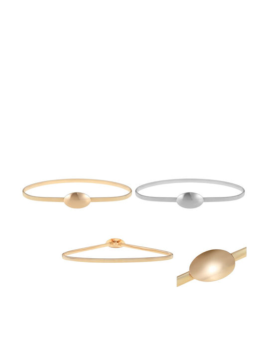 Elastische Damen Gürtel Kette Silber