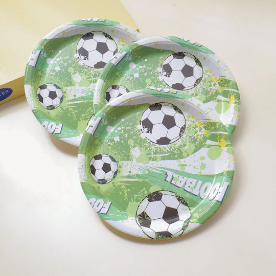 Football Reihe Pappteller 7 Zoll 10 Stück