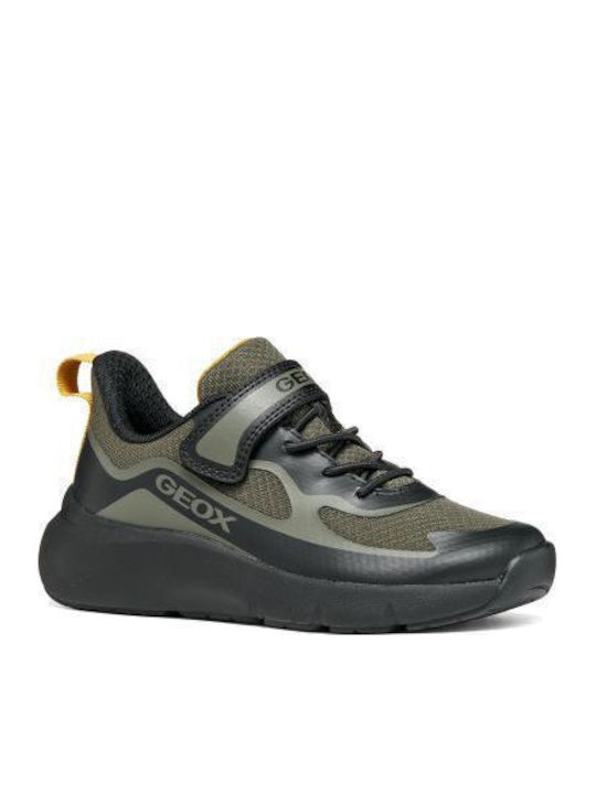 Kids Sneakers Anatomic With Hoop & Loop Closure Green