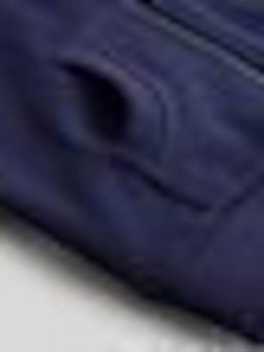 Παιδική Φούτερ Ζακέτα με Κουκούλα Μπλε Navy