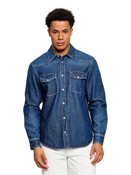 Tommy Hilfiger Herrenhemden Blau Tommy Hilfiger Herrenhemden Blau