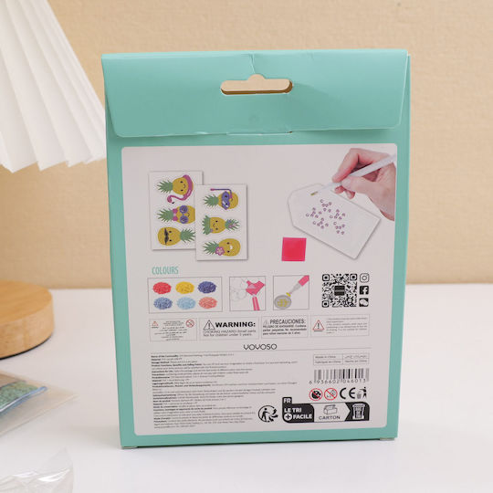 DIY Diamond Painting Stickers Pineapple Fruits 2-in-1 Hy-zsh8004