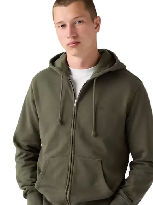 Sweatshirts für Herren mit Kapuze in Grün