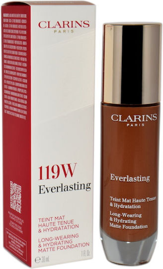 Clarins Everlasting Teint Liquid Foundation #119W-mocha