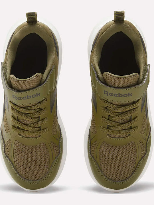 Rush Runner 6.0 Elastic Lace Kids Sports Shoes Running Khaki