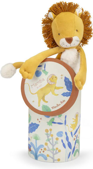 Jucărie De Plus Leu Mamba 34 Cm Cutie Ovală Moulin Roty