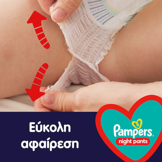 Pampers Πάνες Βρακάκι Night Pants No. 6 για 15+kg 19τμχ