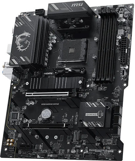 MSI B550 Gaming WIFI6E Motherboard ATX with AMD AM4 Socket 7C56-092R