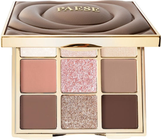 Paese Paletă Fard De Pleoape Cu Farduri De Pleoape În Formă Solidă Rose Nude 12.5gr