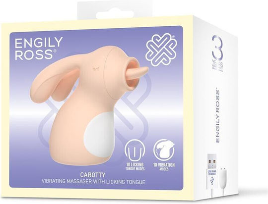 Engily Ross Mini Vibrator Massage 7.2cm Beige