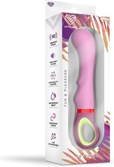 Festival Festival Vibrator mit Fernbedienung 19,7cm Rosa