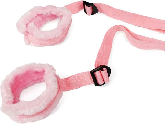 Clifcu Erotic Bondage Accessory Adjustable Leg Straps Neck Pillow Red
