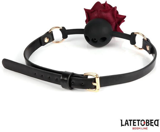 Gold Metal Rose Gag Ball