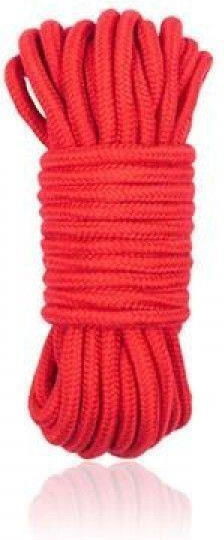 Toyz4lovers Bondage Rope Σχοινί Δεσίματος Bondage Rope 5m σε Κόκκινο Χρώμα