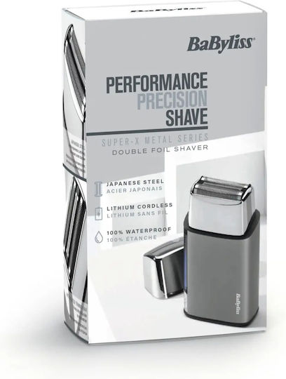 Babyliss Shaver Super-x Metal FS996DE Фолиева Самобръсначка За Лице Акумулаторна