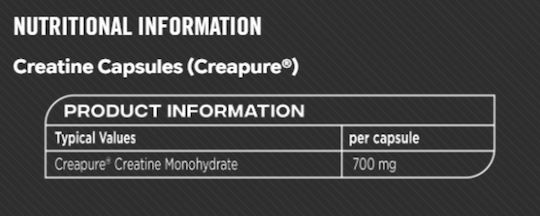Reflex Nutrition Creapure Creatine Caps 700мг 90 капсули