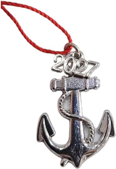 Neujahrs Glücksbringer Handgefertigt 2027 Funda Silber Anker 2,5x4cm 2027-gf3009 Neujahrs Glücksbringer Handgefertigt 2027 Funda Silber Anker 2,5x4cm 2027-gf3009