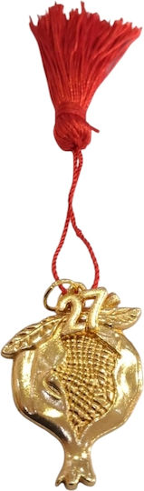 Щастие За Дома Handmade 2027 Пискюл Голям Златист Нар 3х4см 2027-gf3024