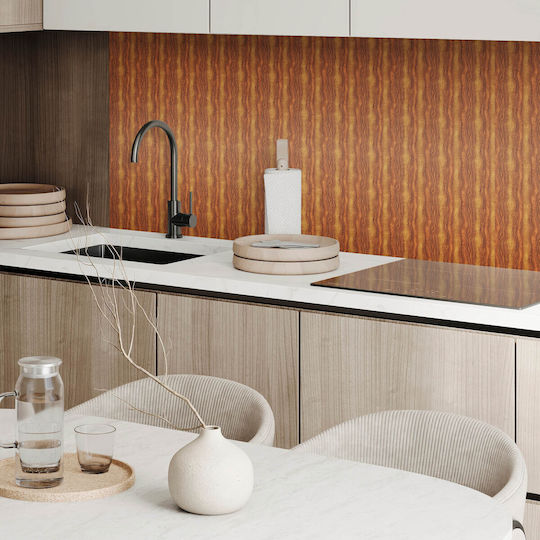 Set de Plăci de Vinil Decor Efect Lemn Bucătărie Sau Baie 10x40x20 Bucăți
