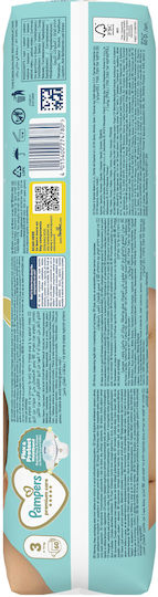 Pampers Πάνες με Αυτοκόλλητο Premium Care No. 3 για 6-10kg 60τμχ