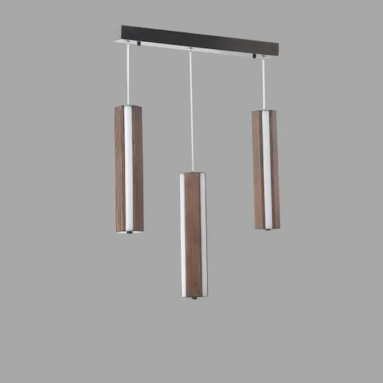 Candelabru Suspendat Cu 3 Brațe LED Homs Ro 40021