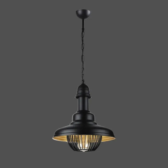 Candelabru Metalic Negru Aur Suspendat Înălțime Reglabilă Candelabru Metalic Negru Aur Suspendat Înălțime Reglabilă