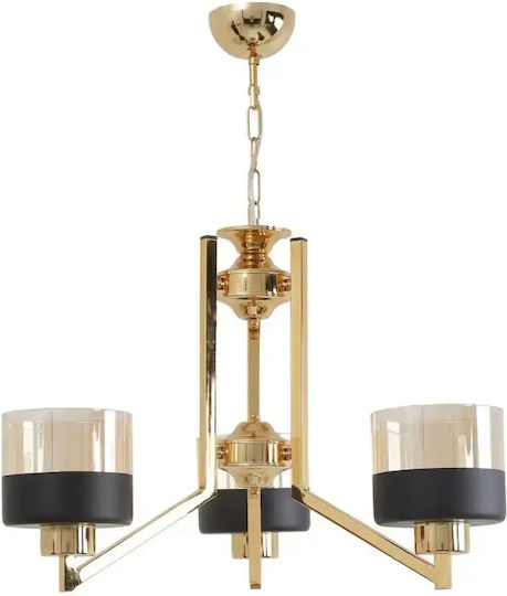 Candelabru Suspendat Negru-Auriu Homs Ro 40034 Candelabru Suspendat Negru-Auriu Homs Ro 40034