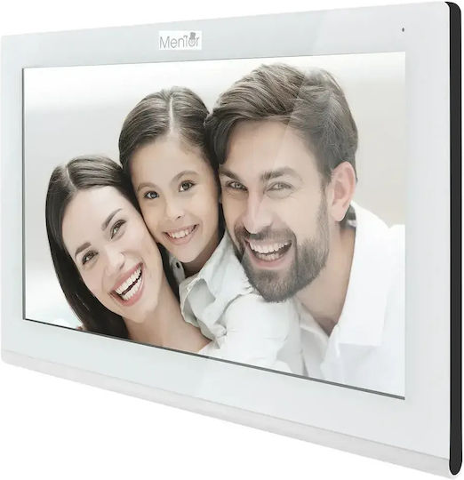 Smart Video Interfon 1 Familie Mentor Svk474w 4 Fire WiFi Card Pin Tuya 7 Inch Ips Dvr Fhd 2mp Ik08 Alb