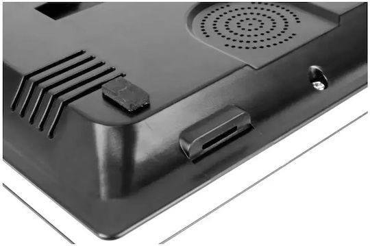 Interfon Video Inteligent 1 Familie Mentor Svk4104b 4 Fire WiFi Card Pin Tuya 10 Inch Ips Dvr Fhd 2mp Ik08 Negru