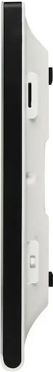 Smart Video Interfon 2 Familii Mentor Svk4105w 4 Fire WiFi Card Pin Tuya 10 Inch Ips Dvr Fhd 2mp Ik08 Alb
