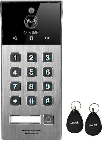 Ai Smart Wi-Fi Video Interfon 1 Familie Mentor Svk2104w 2 Fire 10 Inch Ips 2mp Fhd Pin Card Tuya Ip65 Alb