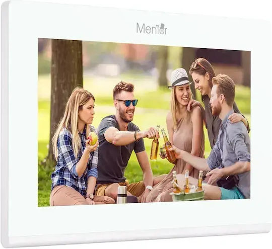Interfon Video Smart Wi-Fi Cu 2 Fire Mentor Svk271w 7 Inch Ips 2mp Fhd Card Pin Tuya Ip65 Alb