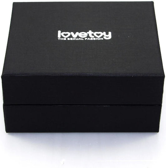 Lovetoy Rosebud Gold Spiral Metal Anal Plug Clear