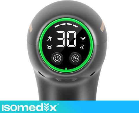 Isomedix Massage Gun for Neck, Head, Back, Legs, Body & Hands with Vibration and Heating Function
