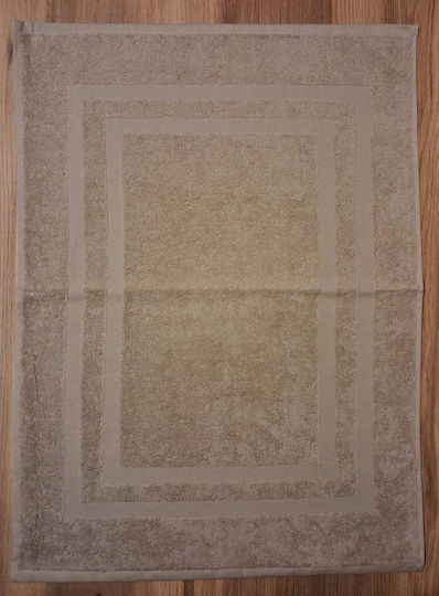 Badematte Baumwolle BM0006BK Beigefarbe 50x70cm
