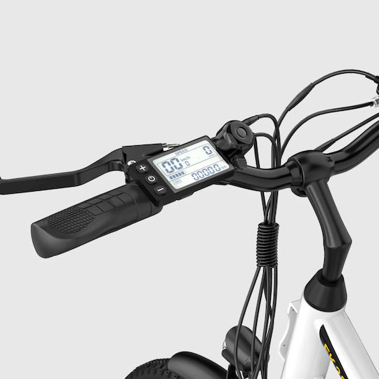 Evercross EK28W 28" Weiß Elektrofahrrad Stadt