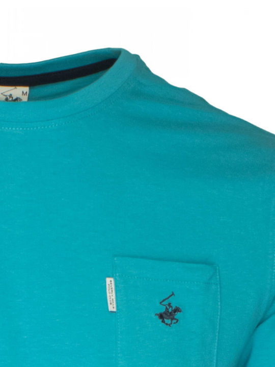 T-shirt Πετρολ
