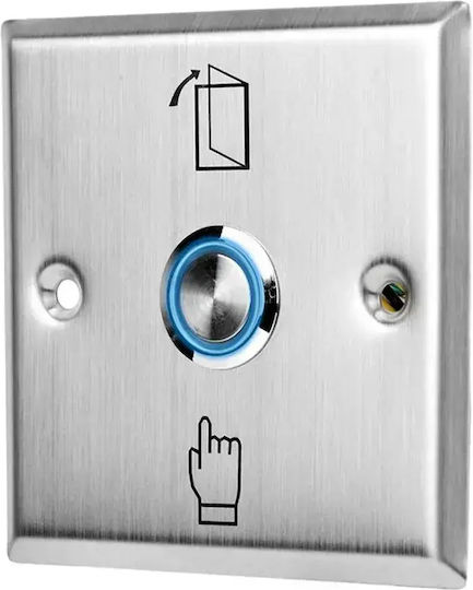 Mentor Acs033 Buton De Ieșire Control Acces Fără Com 12v Încastrat Iluminat Oțel