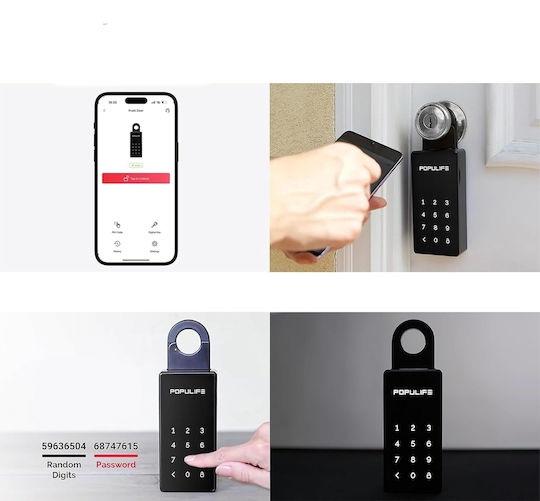 Έξυπνη Εξωτερική Θήκη Κλειδιών Wifi Bluetooth Populife Ip66 Gateway Είδη Προβολής Έκθεσης Κατηγορία Α