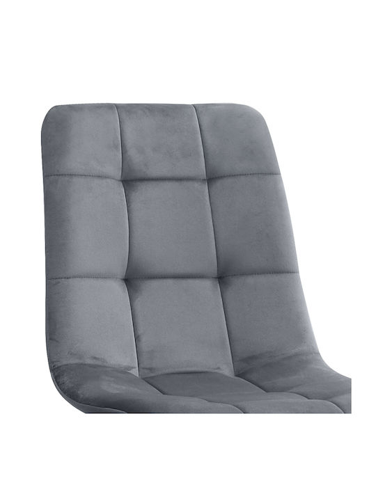Tito Dining Chair Velvet Anthracite 44x55x88cm
