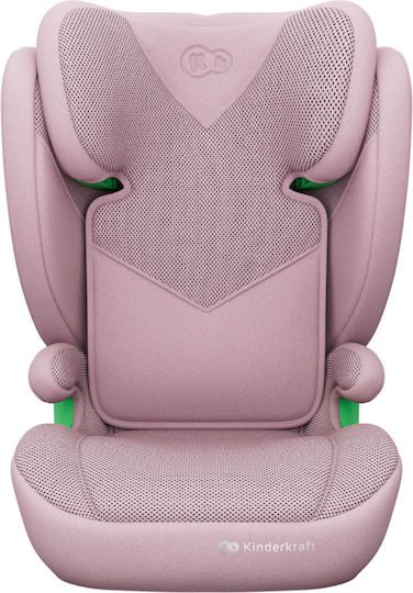 Kinderkraft Junior Fix 2 Plus Καθισματάκι Αυτοκινήτου i-Size με Isofix Pink 15-36 kg