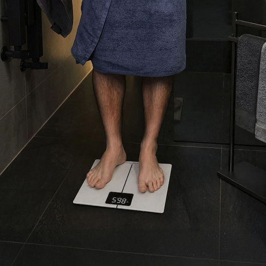 Wozinsky Intelligente Badezimmerwaage 180kg mit Bluetooth Weiße WIWL-180