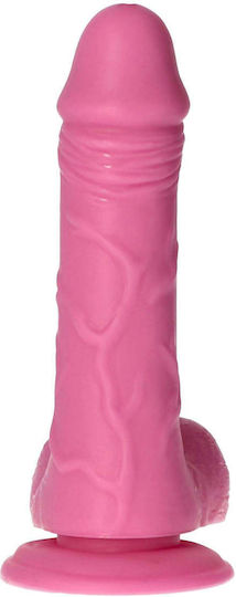 Toyz4lovers Realistisches Dildo mit Hoden und Saugnapf Fuchsie 23cm
